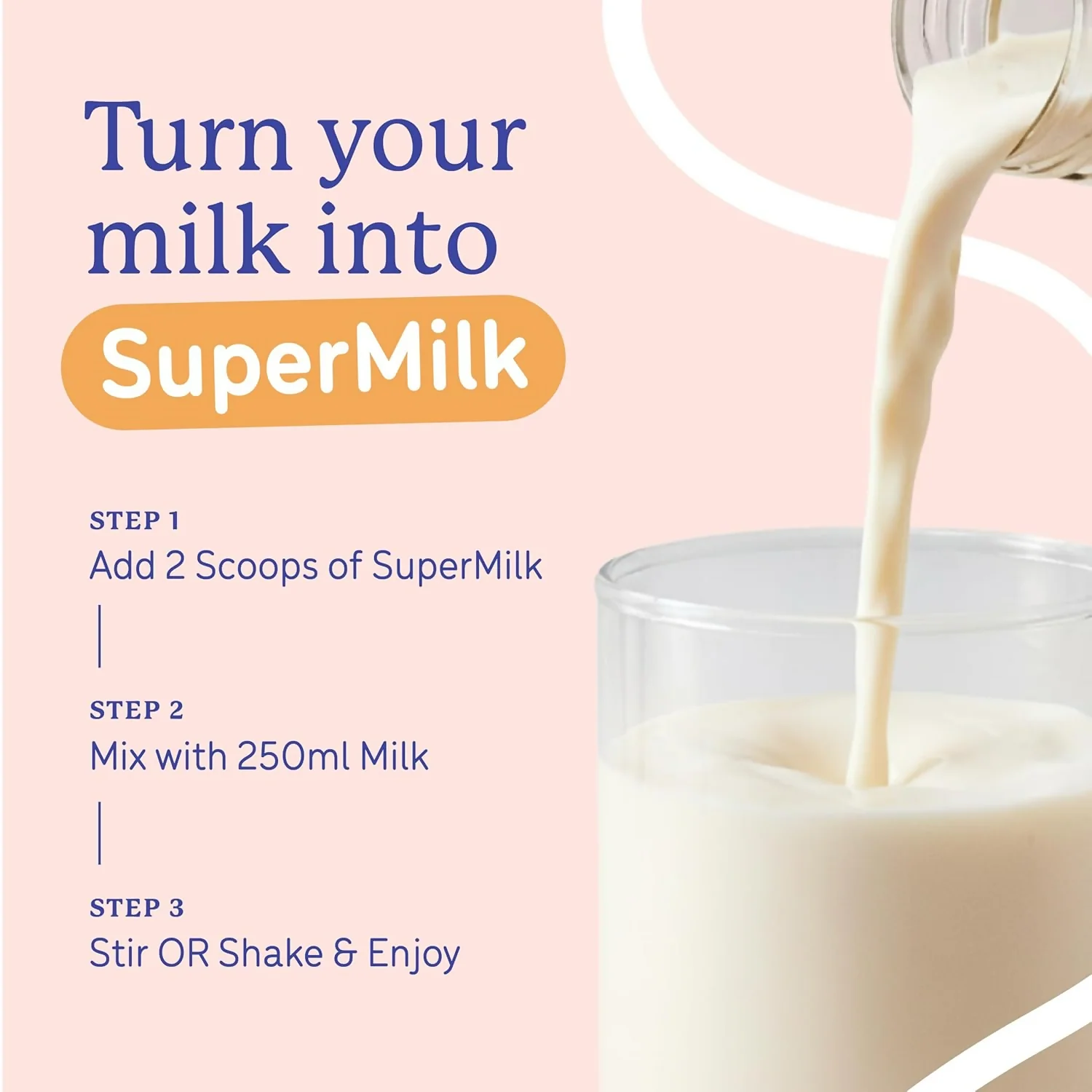 Gritzo SuperMilk Growth+ (Formerly Height+) Unsweetened Drink Mix (13+y Girls), 13g Protein Powder - Creamy Vanilla - Image 6