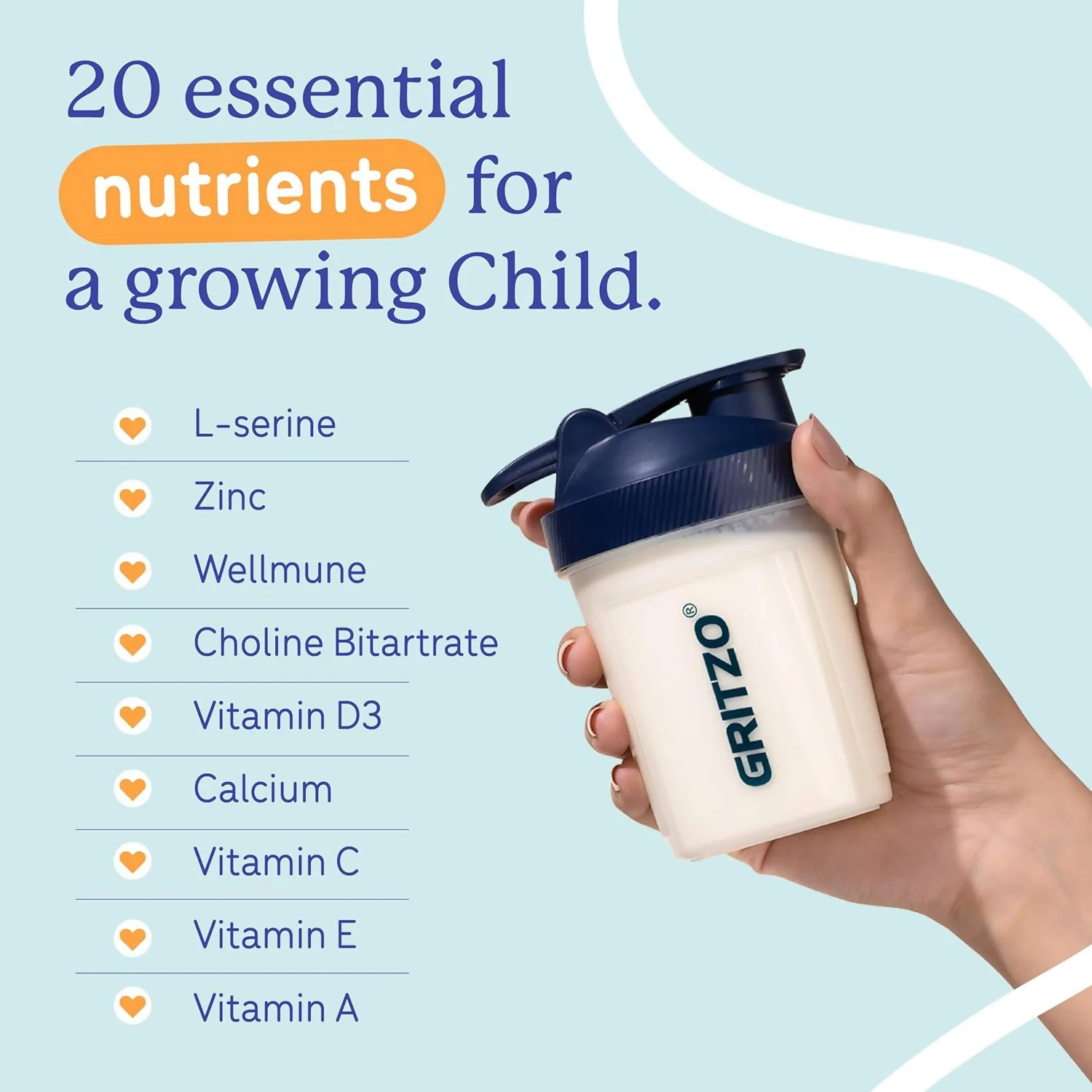 Gritzo SuperMilk Overall Growth (2-6y Boy & Girl), 6g Protein Powder (Creamy Vanilla) - Image 6