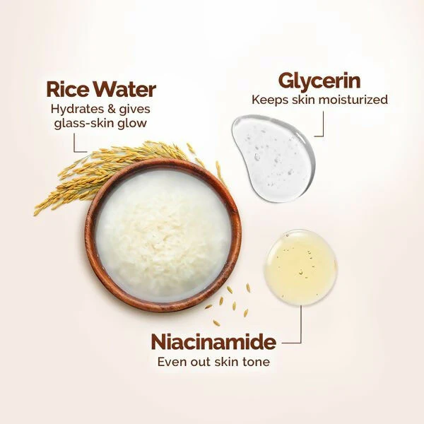 Mamaearth Rice Dewy Bright Face Wash With Rice Water & Niacinamide for Glass Skin - Image 6